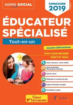Couverture du produit · Concours Educateur spécialisé - Tout-en-un: Concours 2019