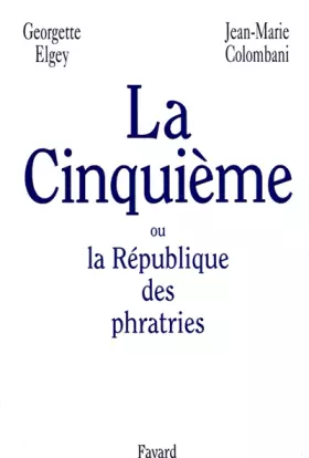 Couverture du produit · La Cinquième ou La république des phratries