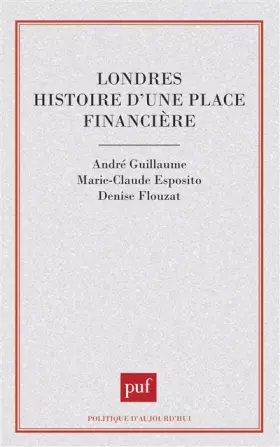 Couverture du produit · Londres, histoire d'une place financière