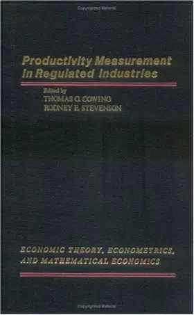 Couverture du produit · Productivity Measurement in Regulated Industries