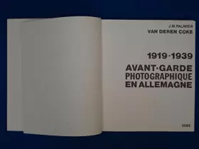 Couverture du produit · 1919-1939 : Avant-garde photographique en Allemagne