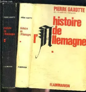 Couverture du produit · Histoire de l'Allemagne t. 1