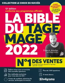 Couverture du produit · LA BIBLE DU TAGE MAGE 2022 - 12e édition - N°1 des Ventes Cumulées depuis 2010