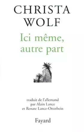 Couverture du produit · Ici même, autre part