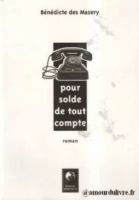 Couverture du produit · Pour solde de tout compte