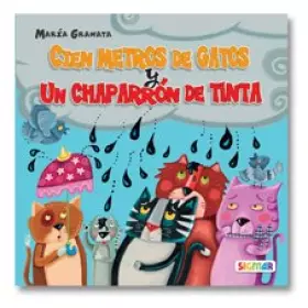 Couverture du produit · Cien metros de gatos y un chaparrón de tinta