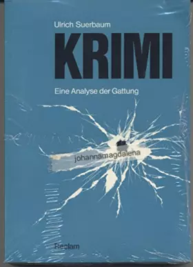 Couverture du produit · Krimi. Eine Analyse der Gattung