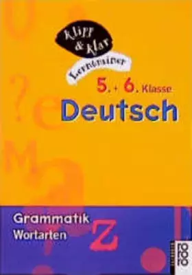 Couverture du produit · Deutsch, 5. und 6. Klasse - Grammatik: Wortarten