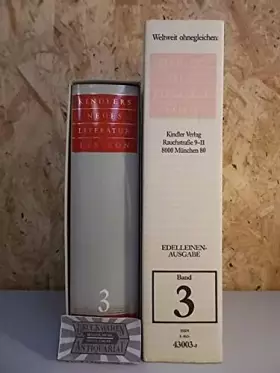 Couverture du produit · Kindlers Neues Literatur Lexikon