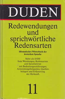 Couverture du produit · 11 - Redewendungen Und Sprichwortliche Redensarten