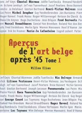 Couverture du produit · Aperçus de l'art belge après '45 - tome I: Willem Elias