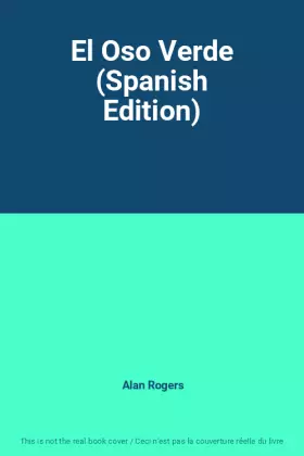 Couverture du produit · El Oso Verde (Spanish Edition)