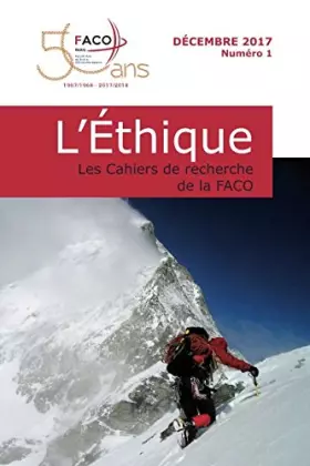 Couverture du produit · L'Ethique: Les Cahiers de recherche de la FACO (French Edition)