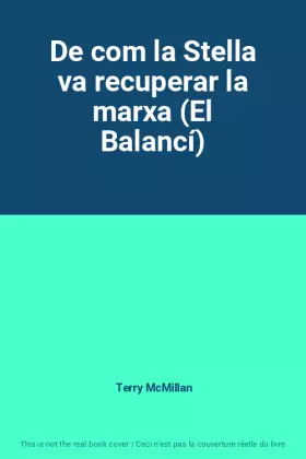 Couverture du produit · De com la Stella va recuperar la marxa (El Balancí)