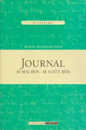 Couverture du produit · Journal : 10 Mai 1876 - 16 Aout 1876