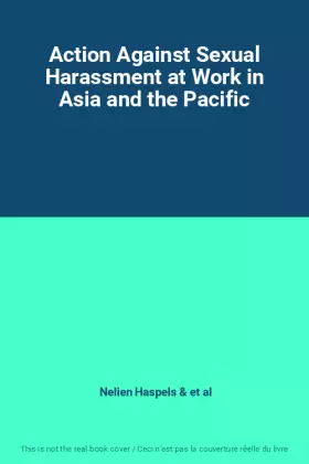 Couverture du produit · Action Against Sexual Harassment at Work in Asia and the Pacific