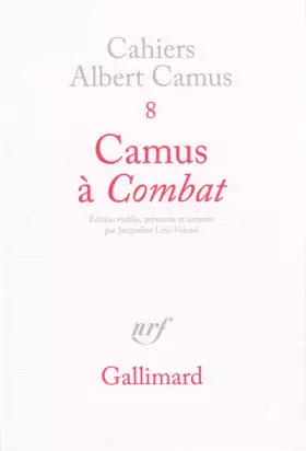 Couverture du produit · Camus à Combat