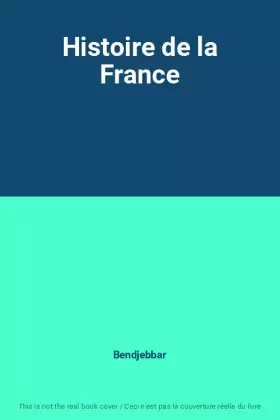 Couverture du produit · Histoire de la France