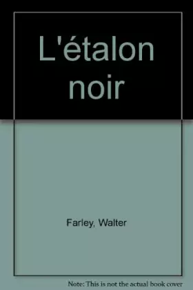 Couverture du produit · L'Etalon noir