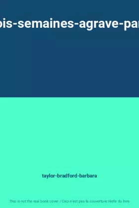 Couverture du produit · trois-semaines-agrave-paris