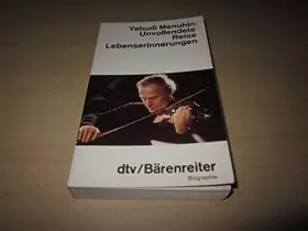 Couverture du produit · Unvollendete Reise. Lebenserinnerungen.
