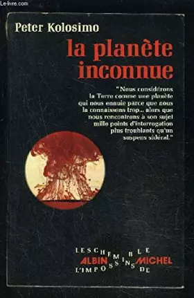 Couverture du produit · la planete inconnue