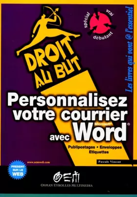 Couverture du produit · Personnalisez votre courrier avec Word