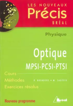 Couverture du produit · Optique MPSI-PCSI-PTSI