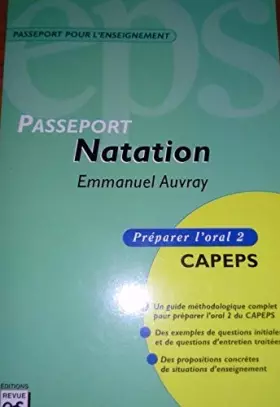 Couverture du produit · Natation: Préparer l'oral 2 CAPEPS