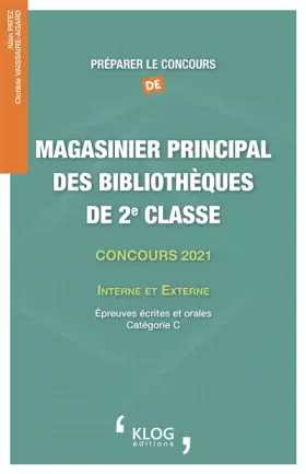 Couverture du produit · Préparer le concours de magasinier principal des bibliothèques de 2e classe