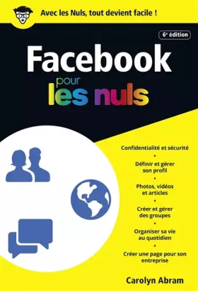 Couverture du produit · Facebook pour les Nuls poche, 6e édition
