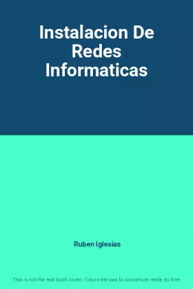Couverture du produit · Instalacion De Redes Informaticas
