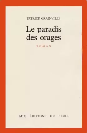 Couverture du produit · Le Paradis des orages