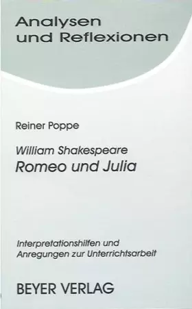 Couverture du produit · Analysen und Reflexionen, Bd.84, William Shakespeare 'Romeo und Julia'