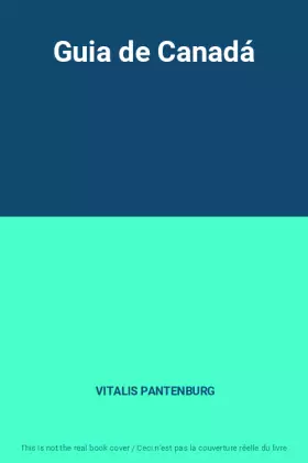 Couverture du produit · Guia de Canadá