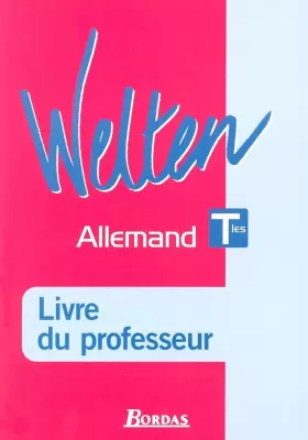Couverture du produit · WELTEN TERMINALES PROF 2005