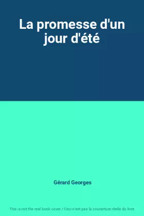 Couverture du produit · La promesse d'un jour d'été