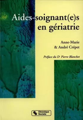 Couverture du produit · Aides-soignant(e)s en gériatrie