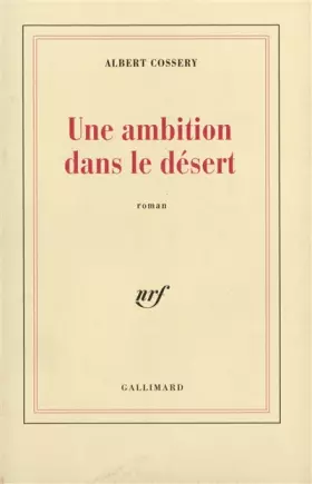 Couverture du produit · Une ambition dans le désert