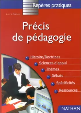 Couverture du produit · Précis de pédagogie