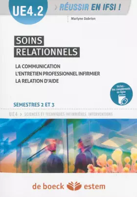 Couverture du produit · UE 4.2 - Soins relationnels: Semestres 2 et 3 (1re et 2e années)