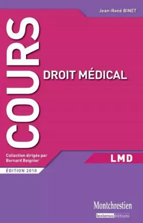Couverture du produit · Droit médical