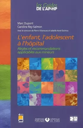 Couverture du produit · L'Enfant, l'adolescent à l'hôpital (1 livre + 1 livret 'points essentiels')