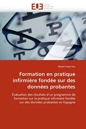 Couverture du produit · Formation en pratique infirmière fondée sur des données probantes: Évaluation des résultats d'un programme de formation sur la 