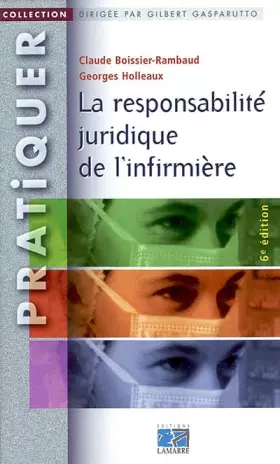 Couverture du produit · La Responsabilité juridique de l'infirmière