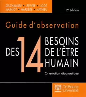 Couverture du produit · Observations, numéro 14 : les besoins