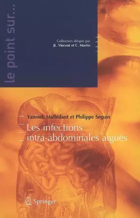 Couverture du produit · Les infections intra-abdominales aiguës