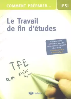 Couverture du produit · Comment préparer le travail de fin d'études