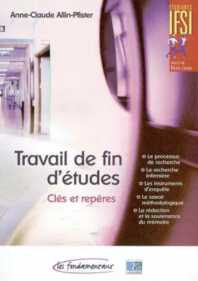 Couverture du produit · Travail de fin d'études : Clés et repères