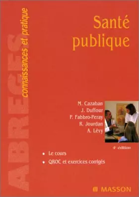 Couverture du produit · Santé publique
